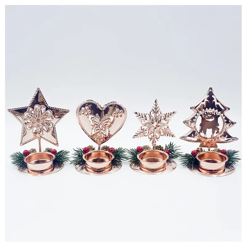 2019 новые рождественские подсвечники украшения для подсвечник дома настольные