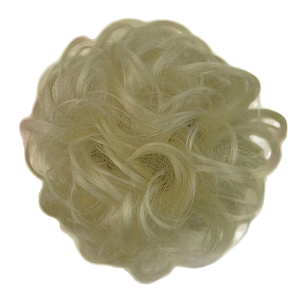 Женские волнистые волосы в форме пончика конского хвоста для наращивания парик