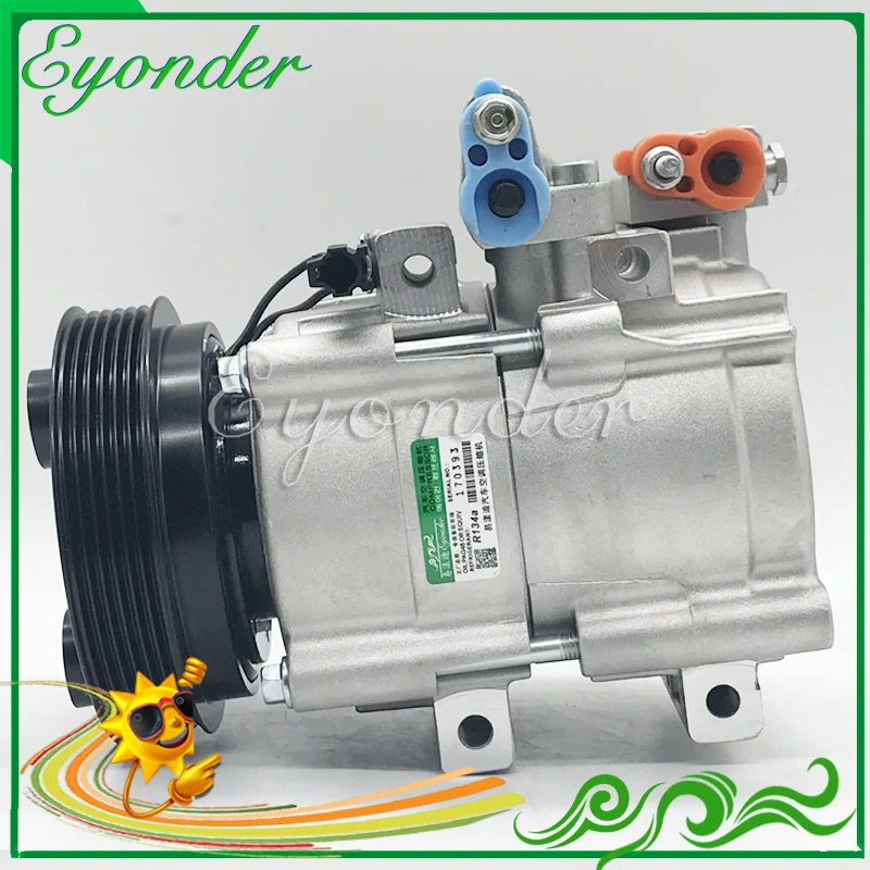 A/C AC Air Conditioning Compressor Cooling Pump PV6 for Hyundai TRAJET FO 2.7 2.0 9770138170 977013A680 9770126200 977013A670 | Автомобили