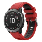 Ремешок силиконовый для наручных часов Garmin Fenix 7 7x6 6X Pro, быстросъемный браслет для часов Fenix 5X 5 Plus 3HR, 22 26 мм