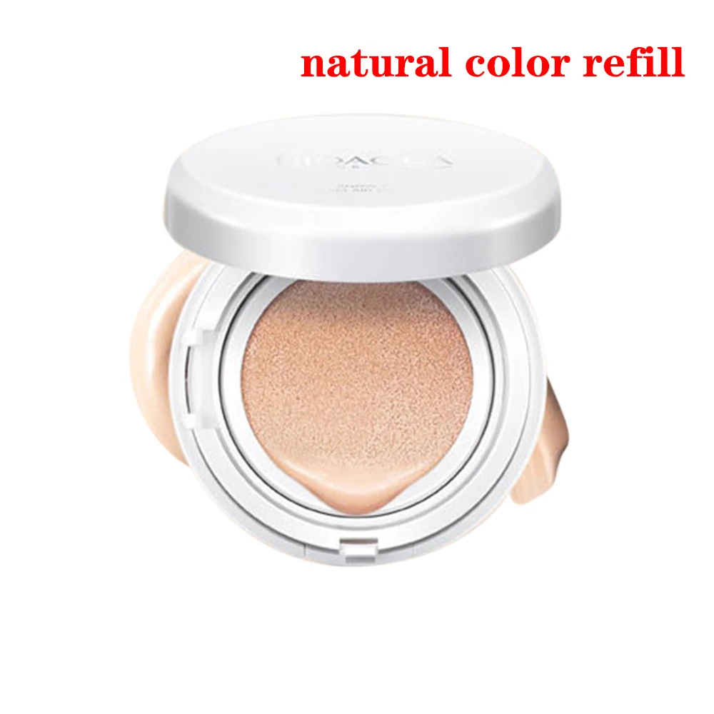 natural color refill BIOAQUA Sunscreen Air Cushion BB CC Cream Concealer Moisturizing Foundation Whitening Makeup For Face Beauty Makeup With Refill - Цвет: natural color refill