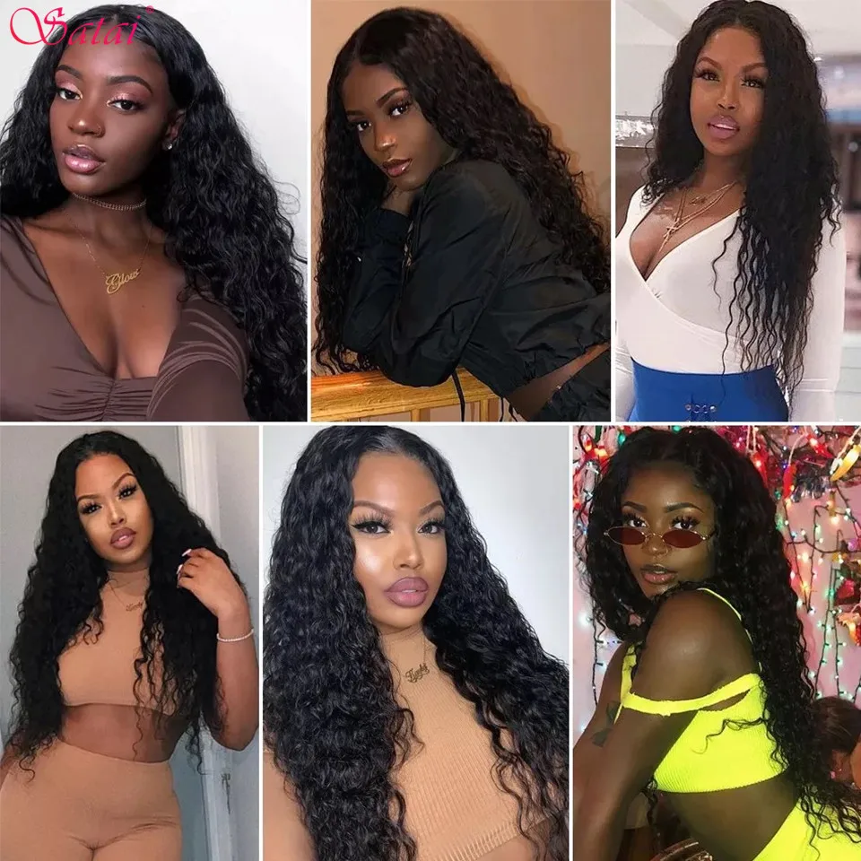

Satai Deep Wave 3 Bundles With Closure Malaysia 100% Human Hair Bundles With Closure Hair Bundles With Lace Closure Non Remy