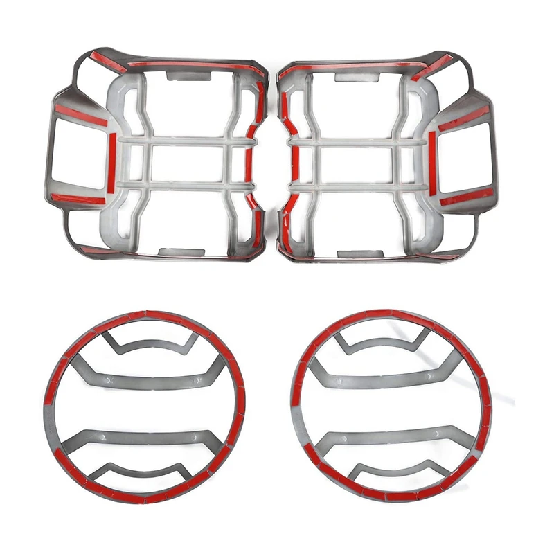 Передние фары защитные задние защитная рамка для Jeep Wrangler Jl 2018 2019 2020 | Автомобили и