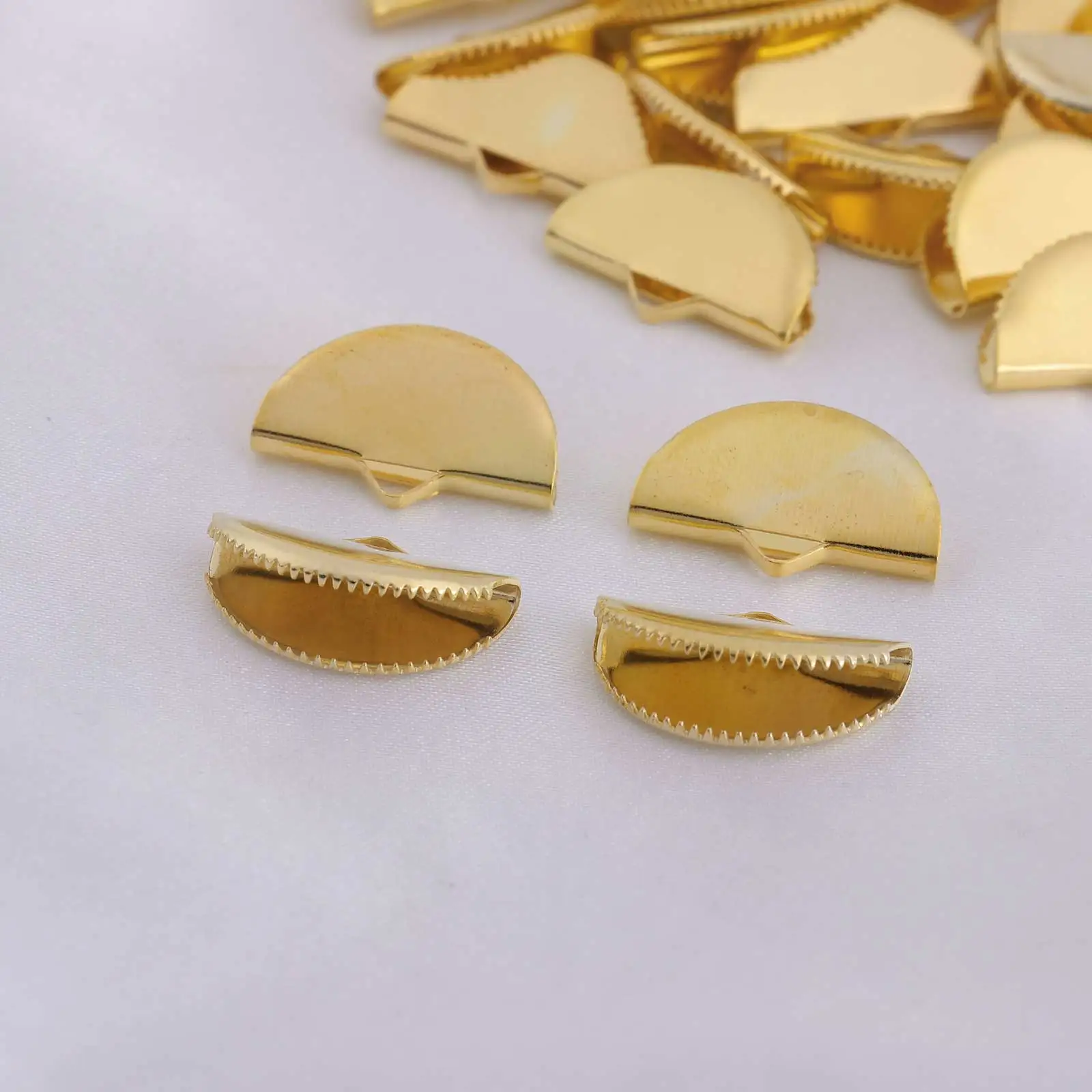 Полукруглые концы шнура соединители зажимы для браслетов и закладок s образные