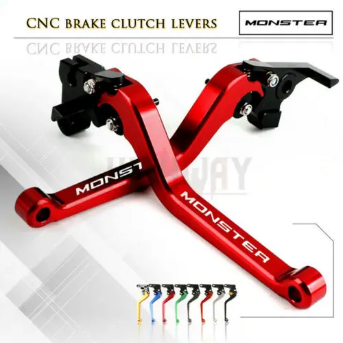 

Motorcycle Accessories CNC Long Brake Clutch Levers For DUCATI 821 MONSTER Dark Stripe 2014-2018