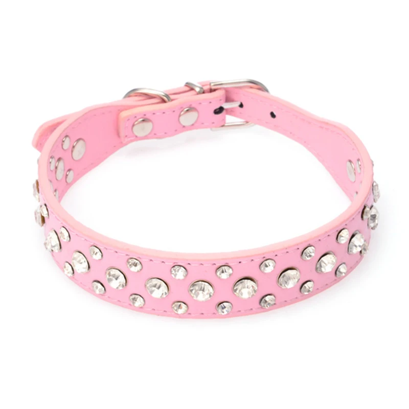 Ошейники для маленьких собак ожерелье со стразами щенков аксессуары домашних
