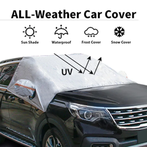 95 дюймов X 55 лобовое стекло автомобиля снежное покрытие с зеркалом снежные чехлы