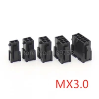 10pcs micro fit 3 0mm connector mx3 0 double row female housing 2x1234567891012 pin pitch 3 0 43640 series