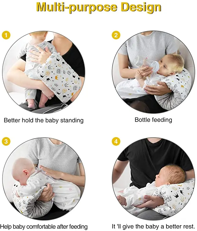 Хлопковая детская подушка для грудного вскармливания AU Для поддержки ребенка