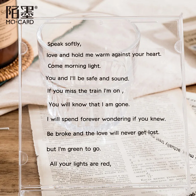 40 шт./лот винтажные наклейки с надписями в стиле нежелательного журнала ретро