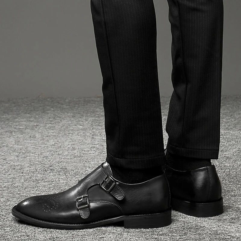 Туфли-оксфорды мужские классические натуральная кожа на шнуровке заостренный