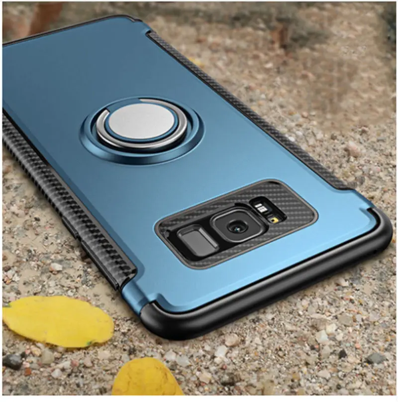 Для samsung Galaxy S7 край S8 S9 S10 плюс 5G Note 9 10 Pro Чехол Броня с магнитным кольцом чехол для J3 J5 J7 J4 J6 плюс J8