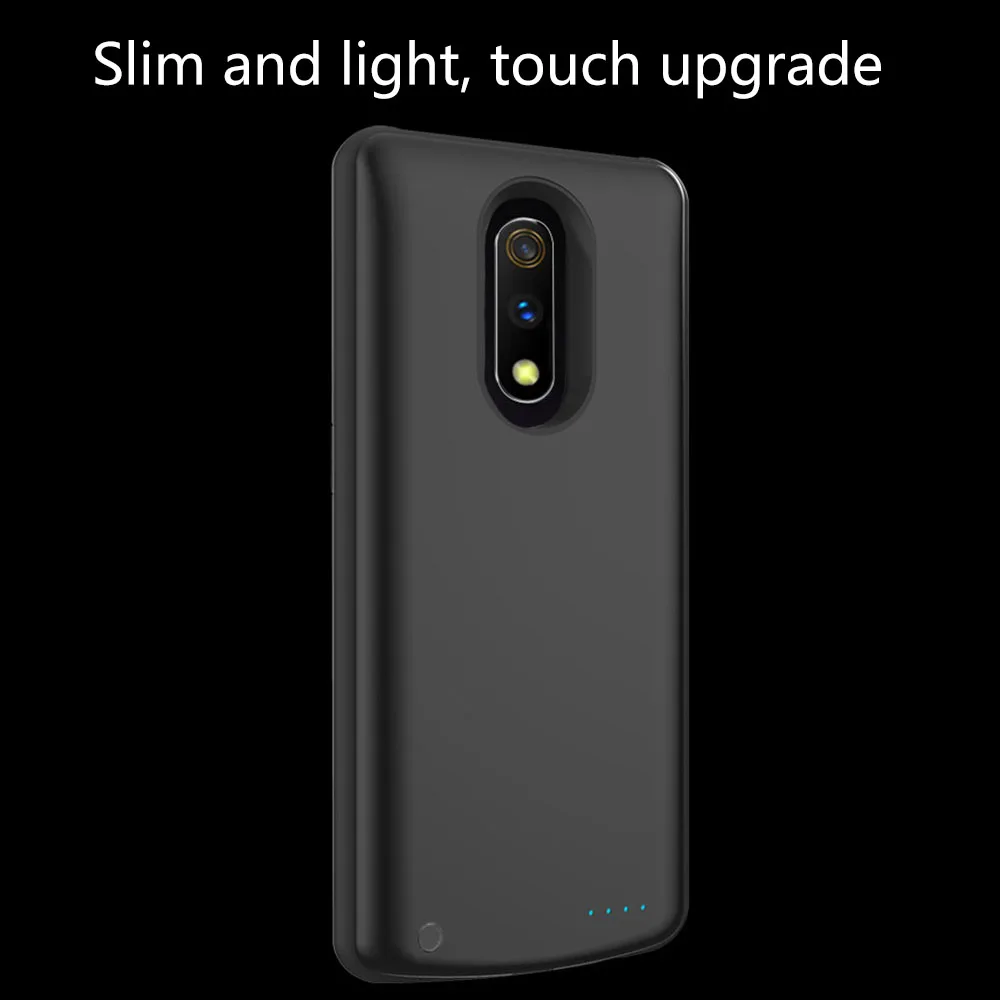 For Oppo Realme X 6500mAh Battery Charger Case Extended Backup Power Anti-Scratch Shockproof Protective Cover Back | Мобильные