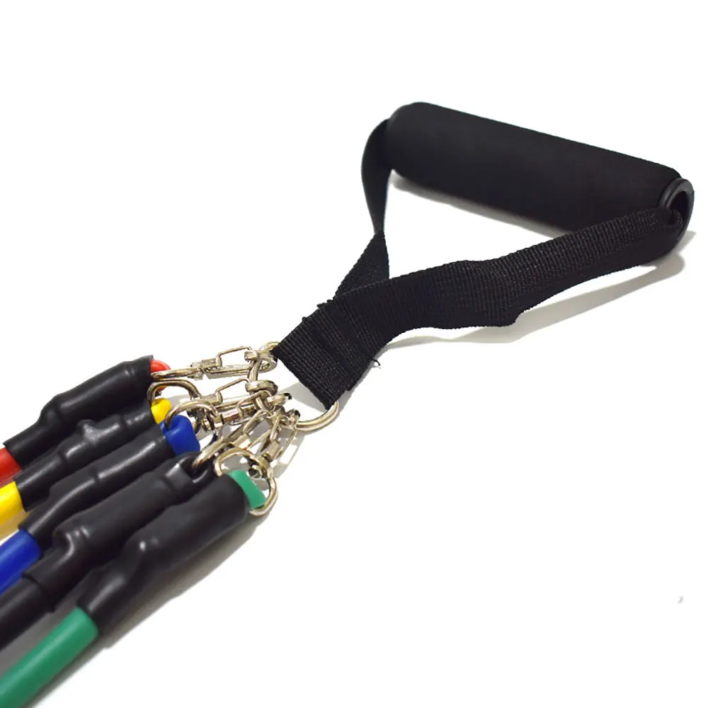 11 шт./компл. тянущаяся веревка для мужчин оснащение фитнеса Мужская футболка 100