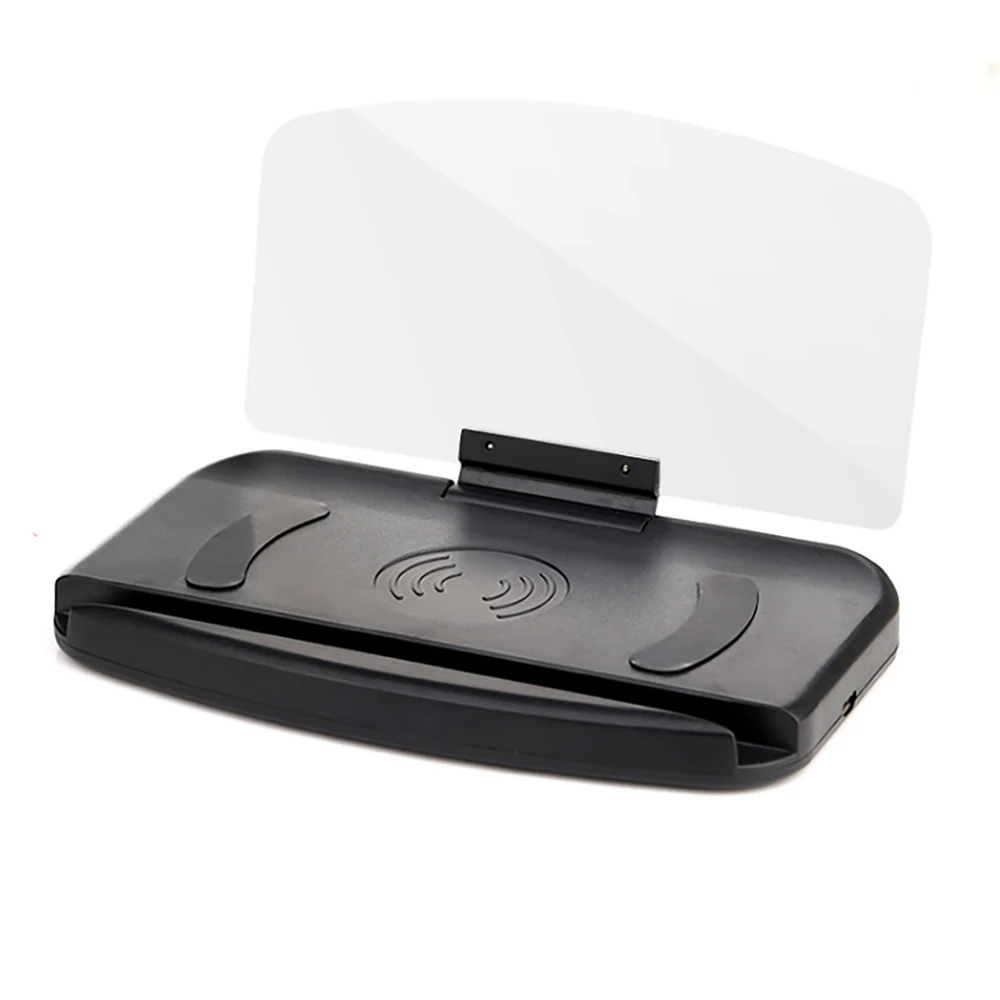 Беспроводное Автомобильное зарядное устройство Qi проектор для смартфона