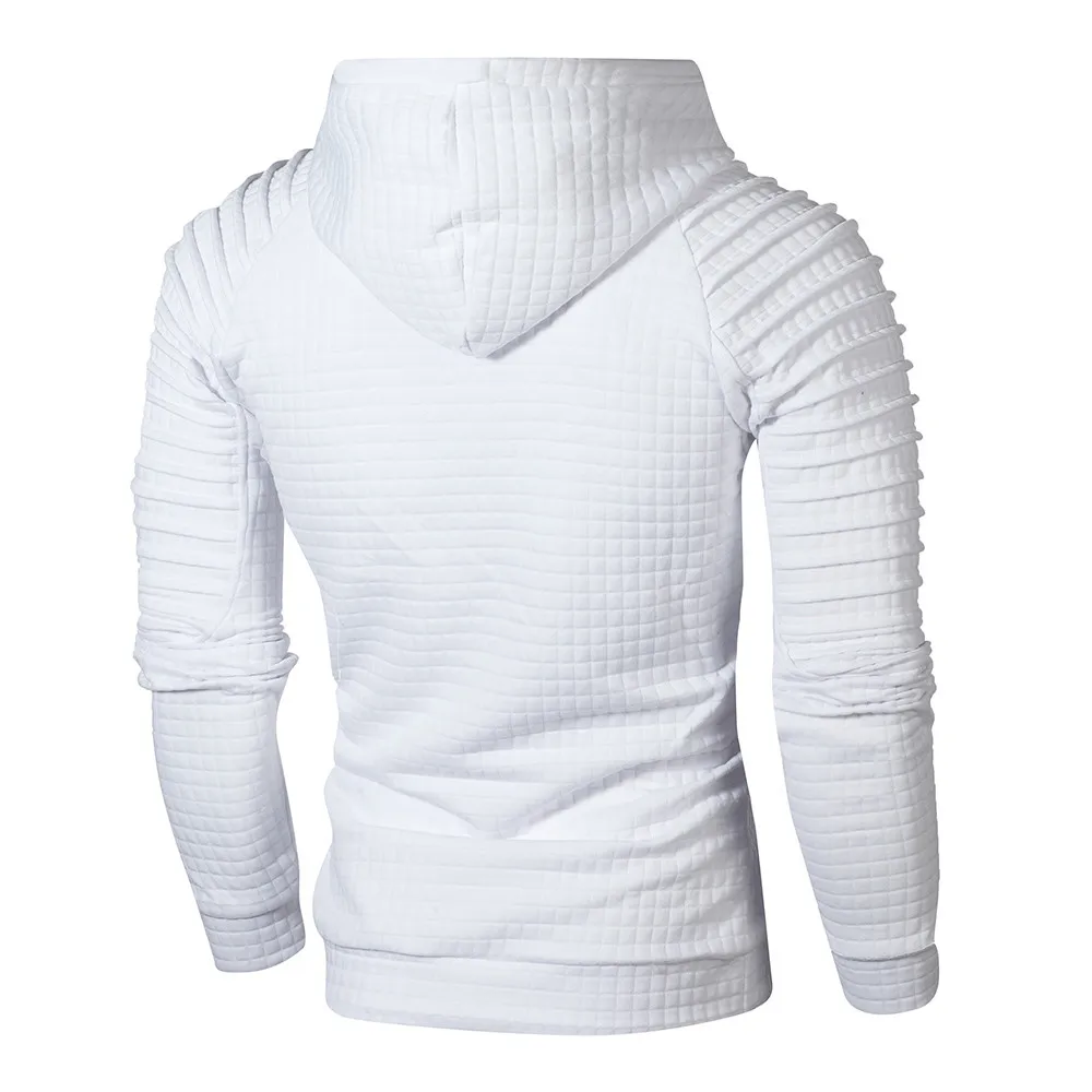 

Men Sweatshirts Long Sleeve Plaid Hoodies Hooded Sweatshirt Top Tee Outwear Blouse Shirt Winter Clothes Sweatshirts Plus Size