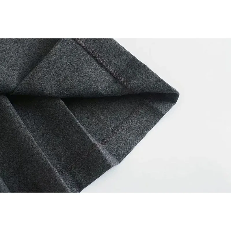 

Vintage Chic Adjustable Waist Asymmetrical Mini Skirt Women Fashion High-Waist Skirts Female Casual Jupe