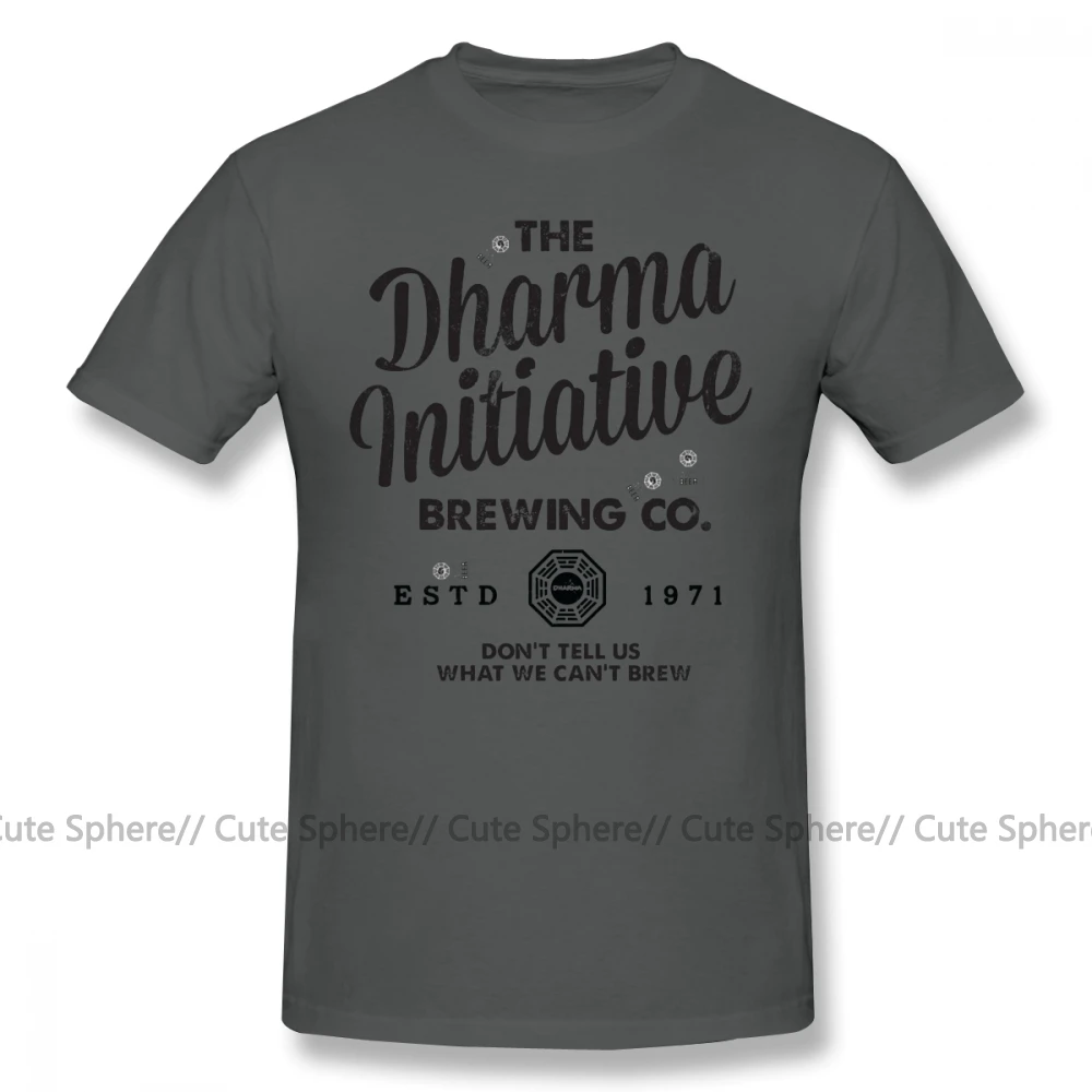 Dharma футболка Inori Yuzuriha рубашка Дхарма инициатива Brewing Company уличная одежда с