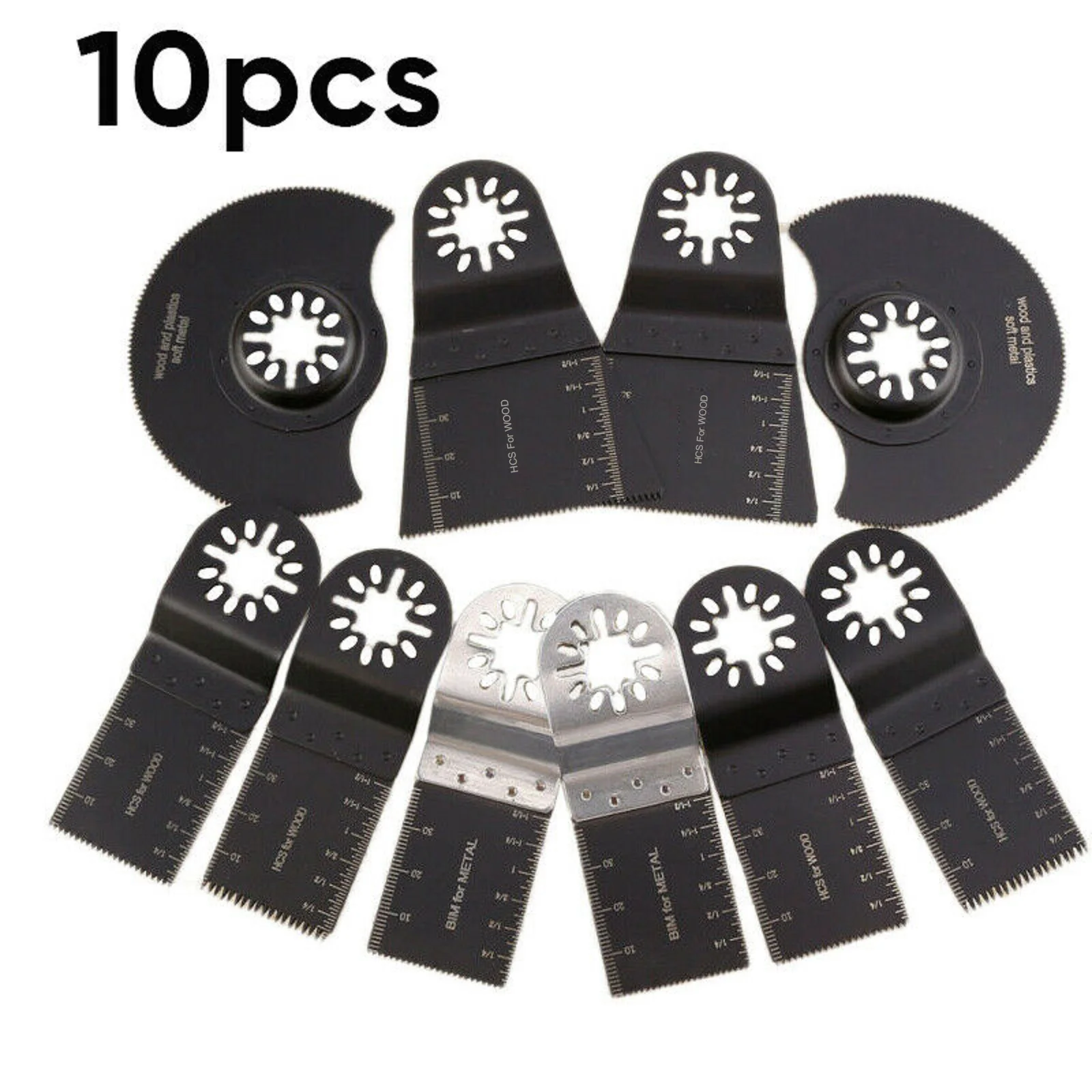 

10Pcs Wood Saw Blades for Fein Bosch Makita Milwaukee Bosch Multitool Wood metal cutting saw blade