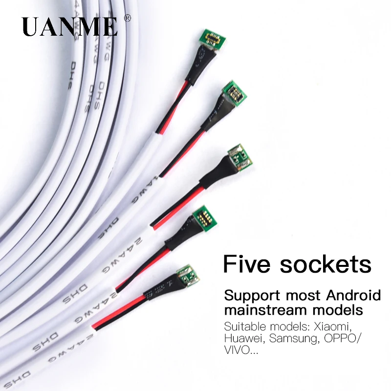 5 в 1 Текущий Профессиональный Тестовый Кабель для samsung huawei OPPO VIVO Xiaomi Android Батарея активация заряда плата кабель питания
