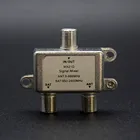 Сплиттер спутникового сигнала 2 в 1, VHF, UHF, компактный