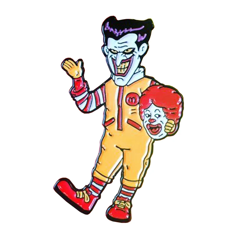 Ronald X эмалированная булавка Джокера креативная смесь для косплея|Броши| |