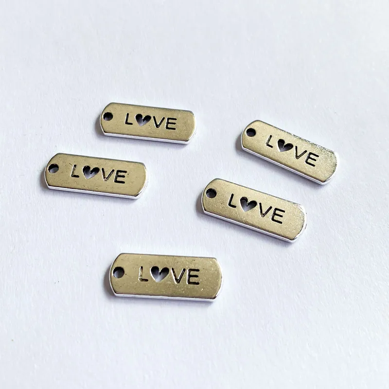 

30pcs Love Sign L O V E Charms Accessories Pendant , For DIY Handmade Women Simplicity Earring Findings Jewelry Making Supplies