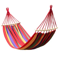 portable hanging hammock outdoor camping swing chair indoor bedroom hammock lazy chair travel portable thick canvas bed hammocks