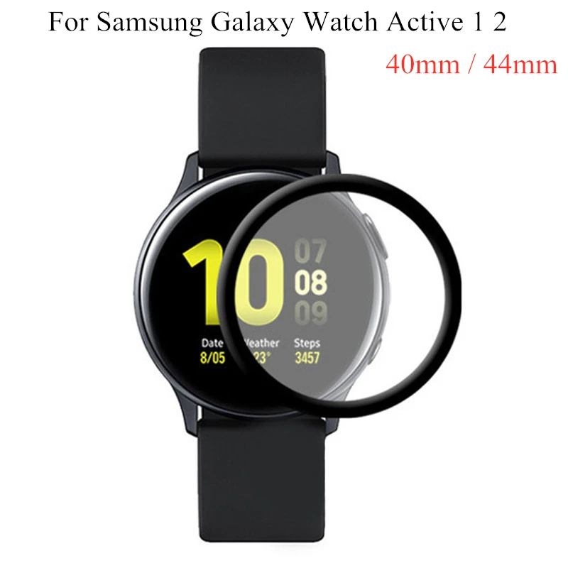

3D изогнутая Защита экрана для Samsung Galaxy Watch Active 1 2 мягкая защитная пленка чехол для Galaxy Watch 2 40 мм 44 мм защита