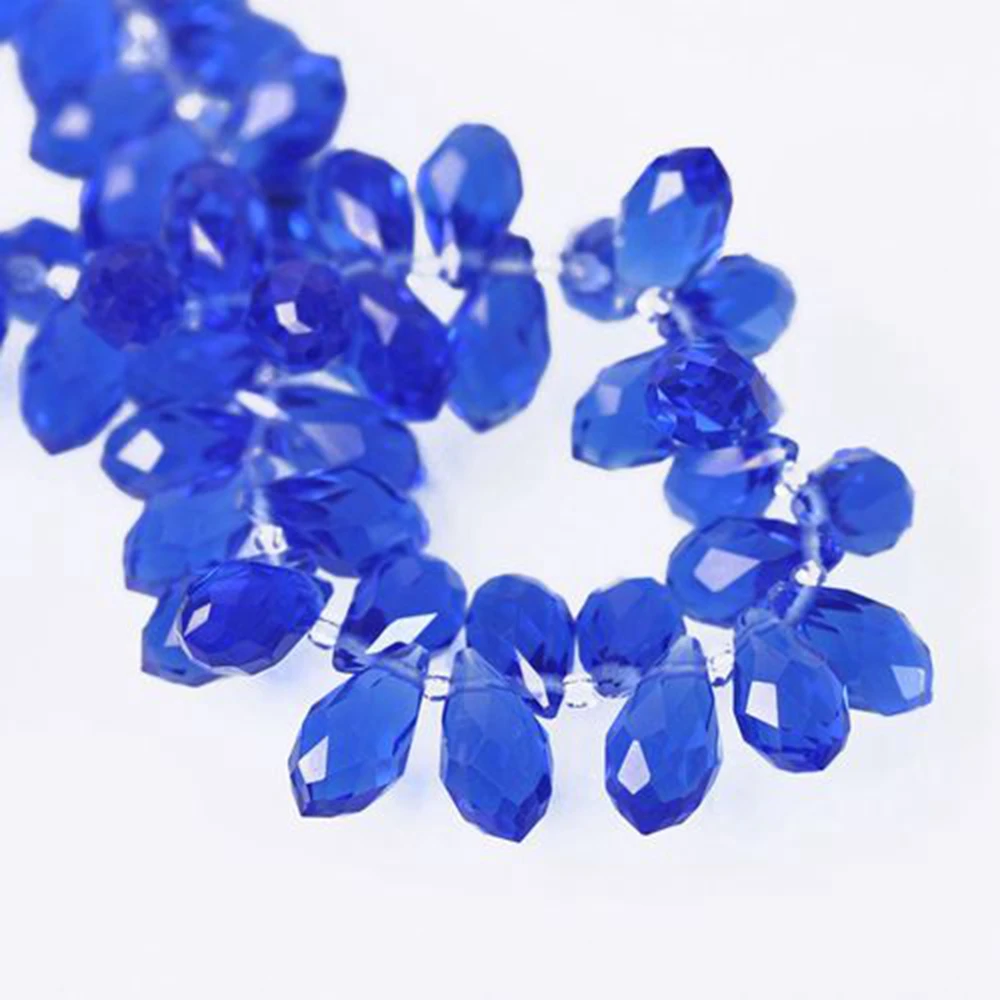 Однотонная одежда и Гальваническое покрытие Каплевидная форма в виде граненых