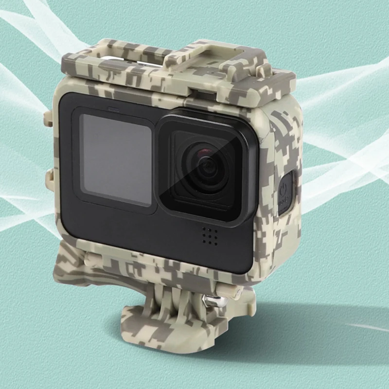 For Gopro Hero 9 10 Black Accessories Frame Protective Case Shell Housing Lone Screw Base Mount | Электроника