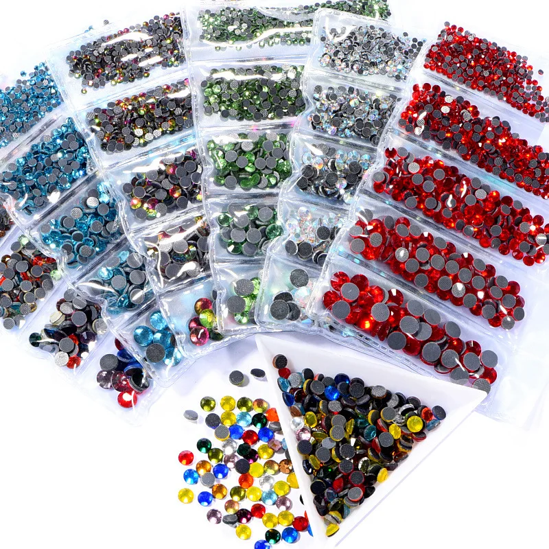 

Upriver оптовая продажа 1000 штук пакет SS6-SS30 DMC стразы с горячей фиксацией стеклянные стразы с горячей фиксацией для украшения свадебного платья