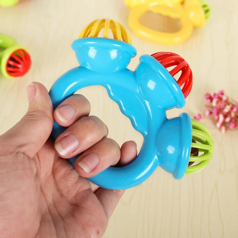 Новые детские удобные погремушки для детей 0-3 лет трехколокольчики | Игрушки и