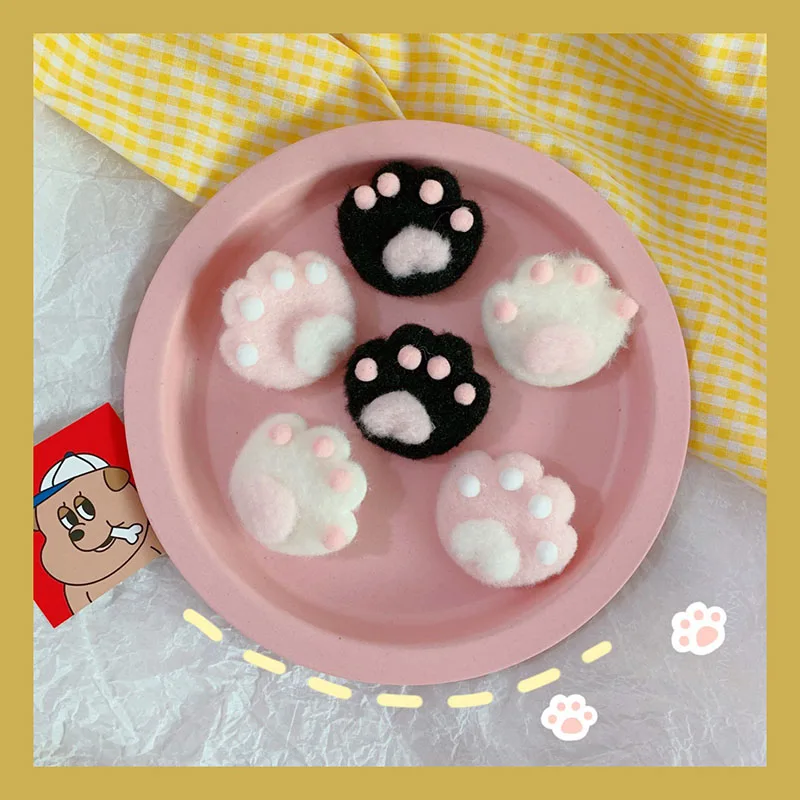 Японская мягкая брошь Кошачий коготь для девушки плюшевая униформы сумки одежды