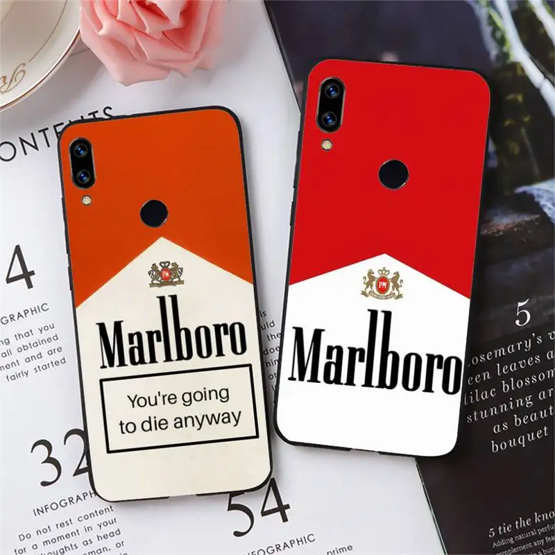 Портсигар Marlboroing чехол для телефона Xiaomi Redmi note 7 8 9 pro 8T 9A 9S Mi Note 10 Lite - купить по