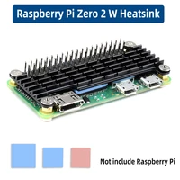 raspberry pi zero w aluminum heat sink silicone thermal pad metal case for raspberry pi zero 2 w zero w