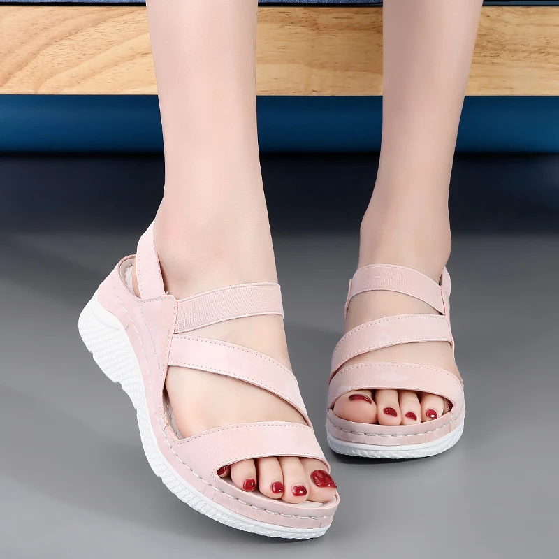 

Summer New Fashion Sandals, Women's Thick-soled All-match Flat Shoes, Lightweight Platform Shoes, Women's Shoes