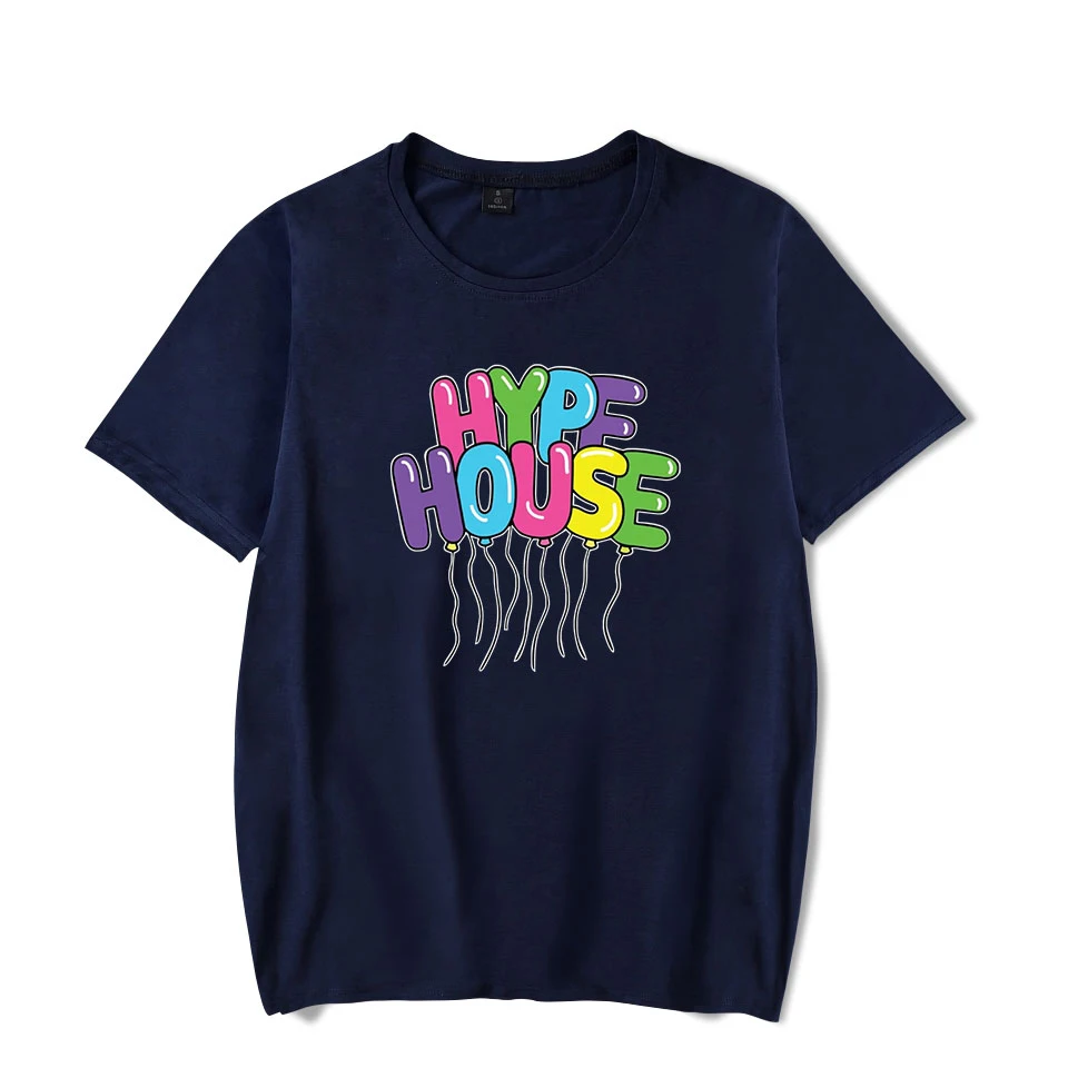 Новая футболка с принтом Hype House 2020 из 100% хлопка Charli D'Amelio для мужчин и женщин