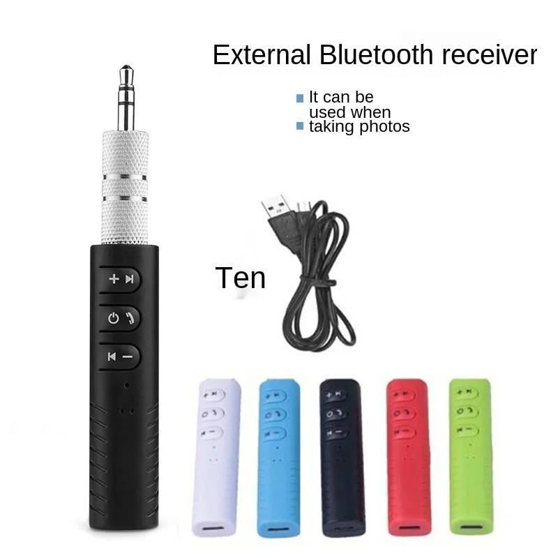 

Bluetooth Receiver on-board External Bluetooth 3.5mm Wireless Car Adapter Bluetooth AUX AUDIO