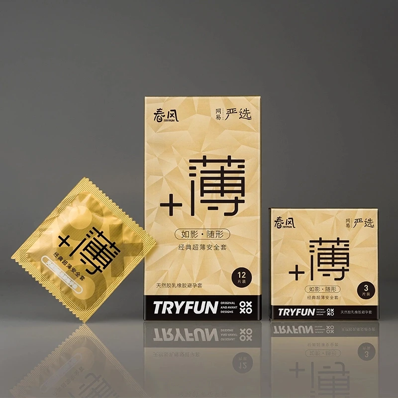 TryFun ультратонкий искусственный сексуальный латексный в горошек удовольствие