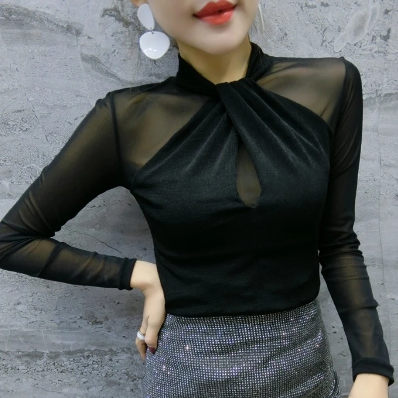 2020 весна новые хлопковые сексуальные сетчатые женские футболки дизайнерские