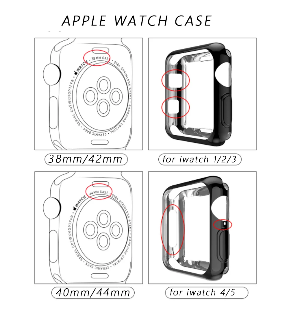 Чехол-бампер с алмазами защитный чехол для Apple Watch Cover Series 5 4 3 2 1 38 мм 42 мм чехол s для Iwatch 5 4 40 мм 44 мм аксессуары для часов