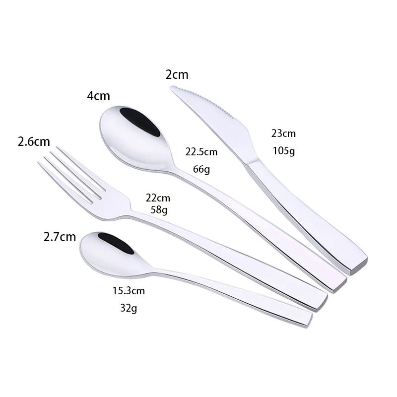 Столовые приборы из нержавеющей стали SSGP ложка 304 нож для стейка кофейная