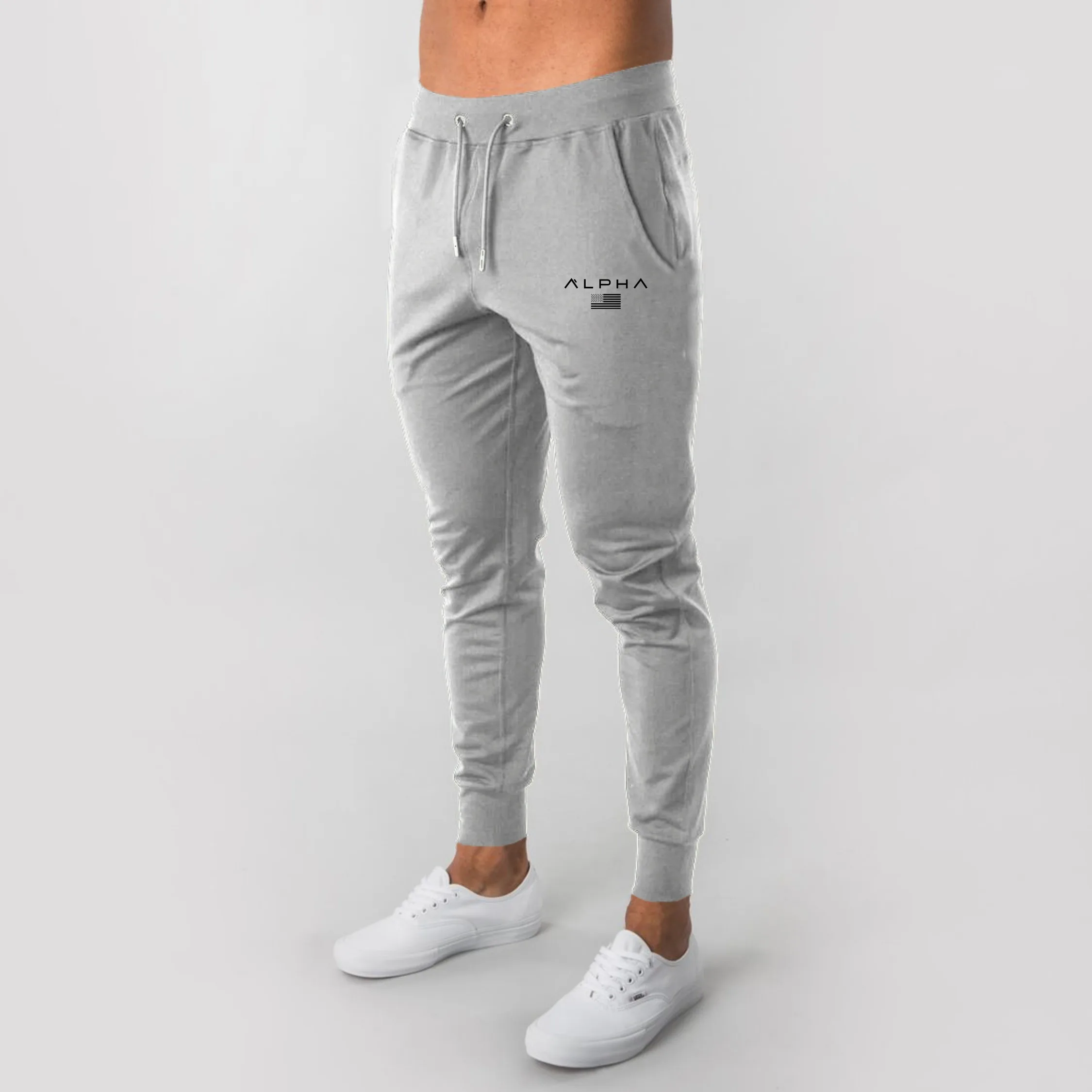 Men Run Sports Joggers Pants Male Sportswear Bottoms Skinny Sweatpants men Workout Trousers Gym Fitness Bodybuilding Track | Спорт и
