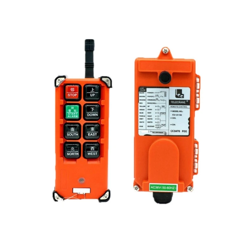 

380V Industrial Remote Controller Switches Hoist Crane Control Lift Crane 1 Transmitter + 1 Receiver F21-E1B