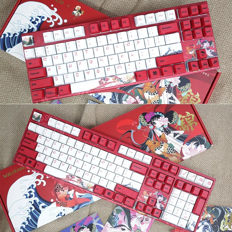 Varmilo Miya Pro 68 Koi 68key Mechanical Keyboard Cherry MX Switch Game Office Keyboard No LED