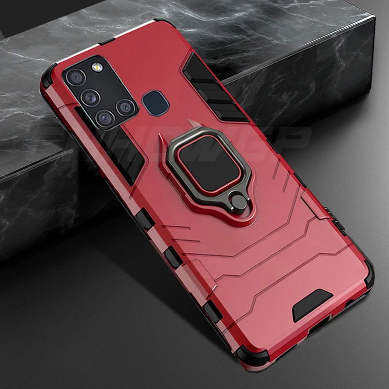Бронированный металлический чехол с кольцом держателем для Huawei Honor 30S 30 Pro Plus 20S 20