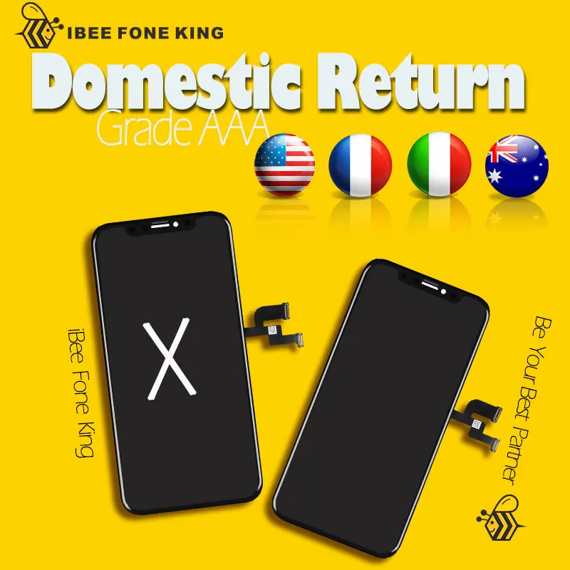 1 шт. Amoled OLED для iPhone X XS XR XS Max ЖК-дисплей TFT Tianma дисплей с 3D сенсорным дигитайзером сборка замена экрана