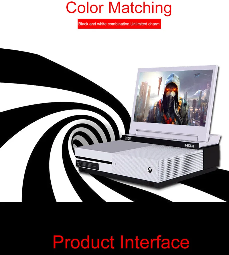 G-STORY 11,6 ''HDR FHD 1080P Портативный игровой монитор для ухода за глазами для Xbox One S и Xbox One X с FreeSync