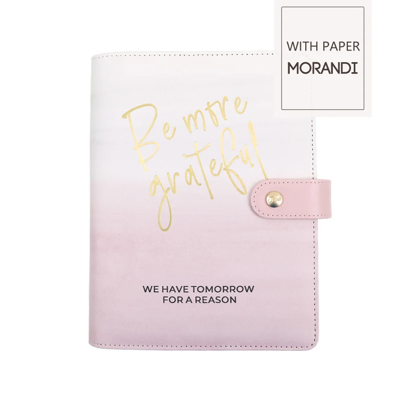 Morandi (WITH PAPER) MyPretties Morandi акварель 6 отверстия связующего организатор a5 a6 Тетрадь планировщик повестки дня журнал-дневник школьные канцелярские принадлежности - Цвет: Morandi (WITH PAPER)